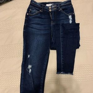 CanCan denim jeans size 1, stretchy like new